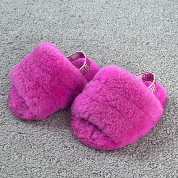 Ugg Pink Fluff Yeah Slide Sz. 04/05 - Picture 4 of 7